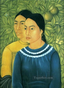 Frida Kahlo Painting - Dos mujeres feminismo Frida Kahlo